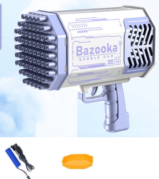 Bazooka MegaBlaster | Automatische Seifen Blasen Knarre mit Licht - KIIRA General Store