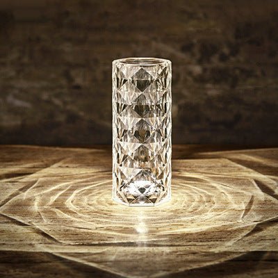 CrystalDream | Kristall Diamant Lampe LED Nacht Licht USB Touch - KIIRA General Store