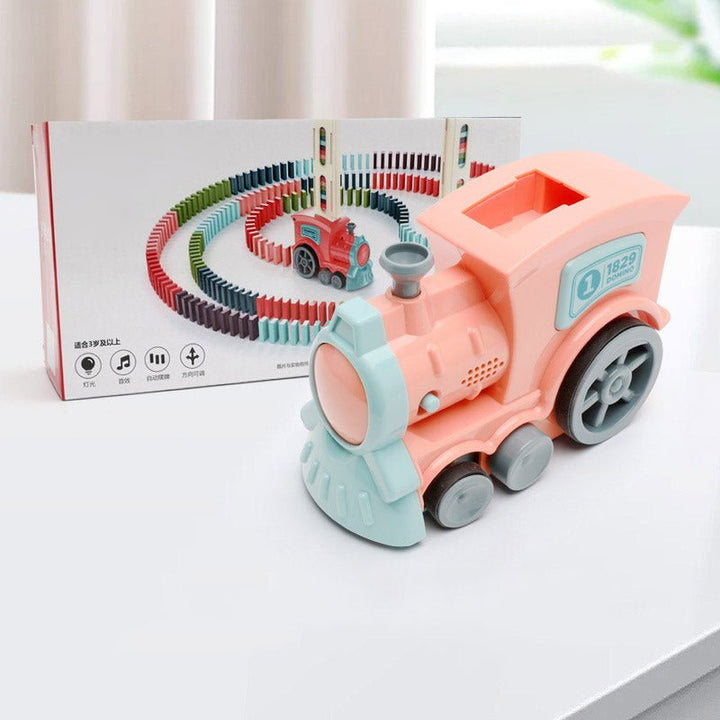 DominoTrain | Automatischer Domino Spielzeug Zug für Babies und Klein Kinder - KIIRA General Store