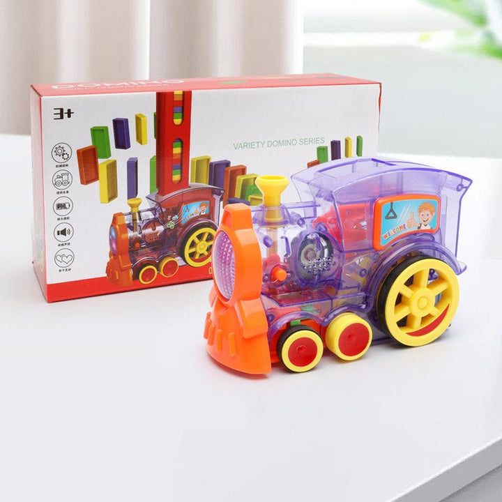 DominoTrain | Automatischer Domino Spielzeug Zug für Babies und Klein Kinder - KIIRA General Store