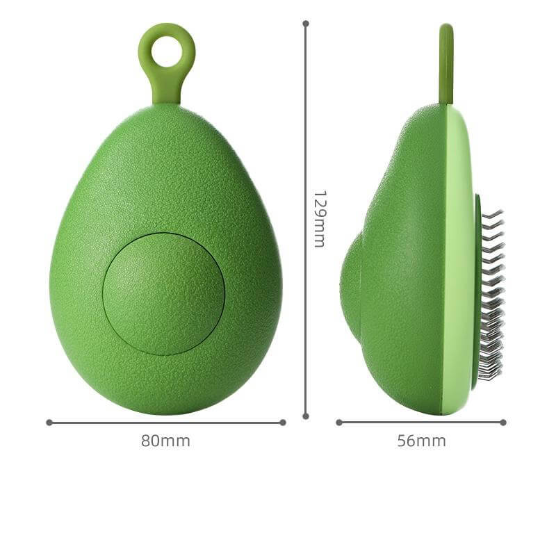 PetBrush | 2 in 1 Katzen Hunde Haar Massage Bürste Avocado - KIIRA General Store