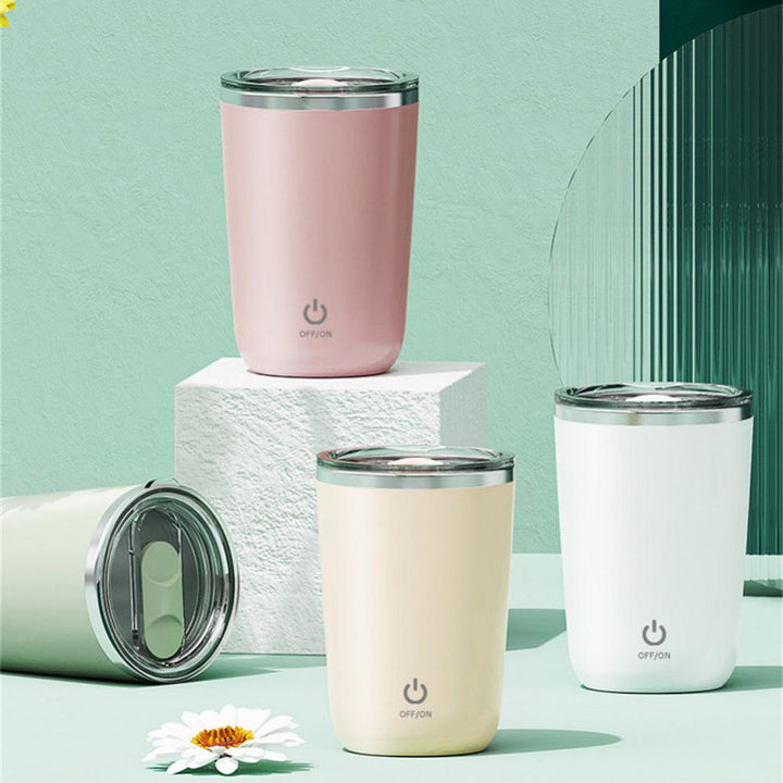 SwirlCup | Selbstmischender Stahl Becher magnetisch ideal für Milch Kaffee - KIIRA General Store