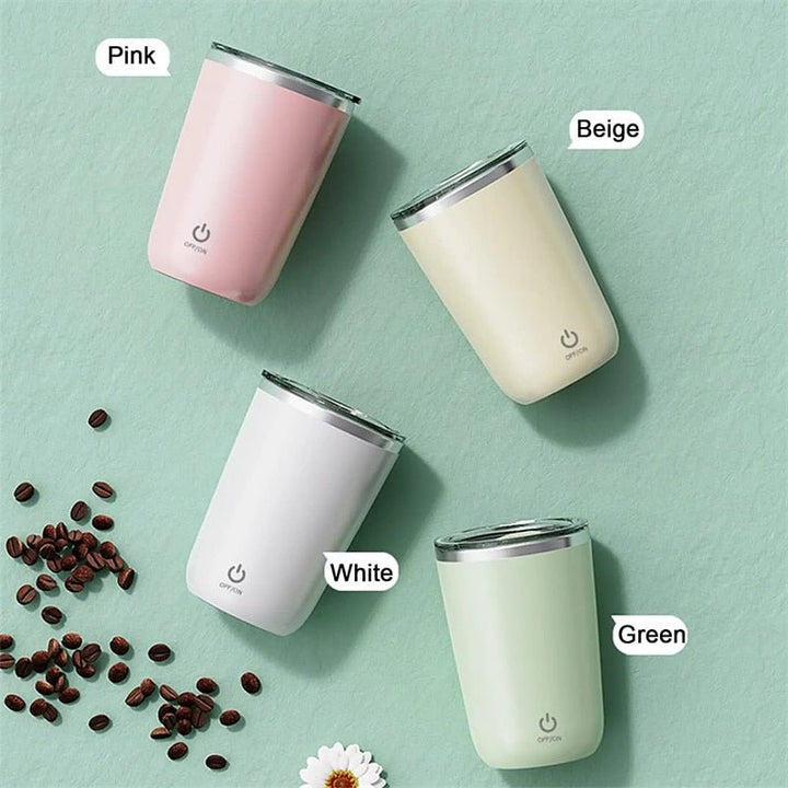 SwirlCup | Selbstmischender Stahl Becher magnetisch ideal für Milch Kaffee - KIIRA General Store